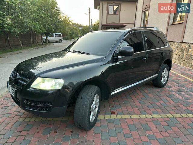 Черный Фольксваген Туарег, объемом двигателя 2.5 л и пробегом 390 тыс. км за 4800 $, фото 1 на Automoto.ua
