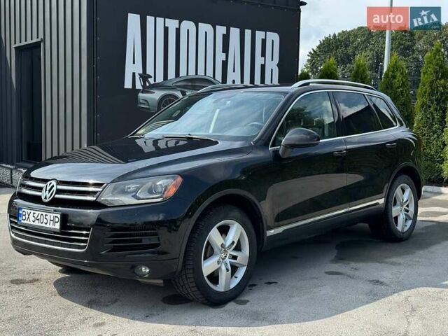 Черный Фольксваген Туарег, объемом двигателя 2.97 л и пробегом 349 тыс. км за 16500 $, фото 1 на Automoto.ua