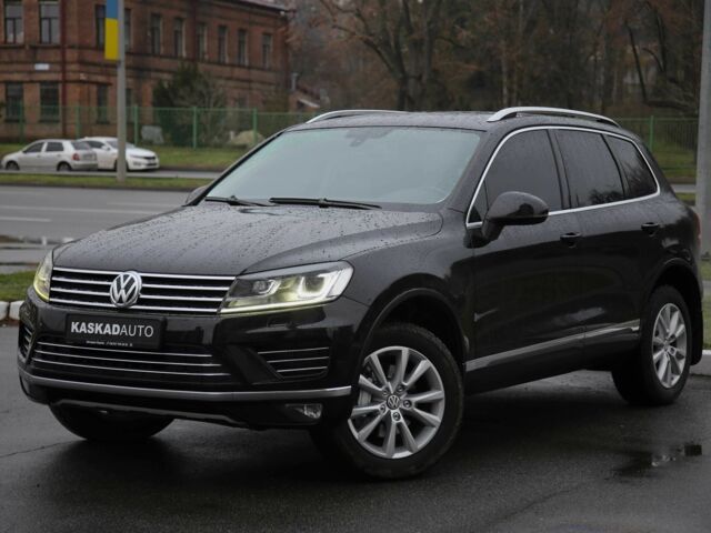 Черный Фольксваген Туарег, объемом двигателя 3 л и пробегом 241 тыс. км за 22500 $, фото 1 на Automoto.ua