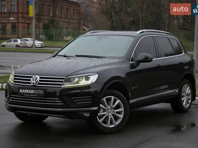 Черный Фольксваген Туарег, объемом двигателя 2.97 л и пробегом 241 тыс. км за 22500 $, фото 1 на Automoto.ua