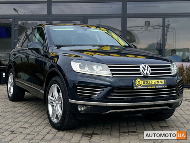 Черный Фольксваген Туарег, объемом двигателя 3 л и пробегом 129 тыс. км за 27500 $, фото 1 на Automoto.ua