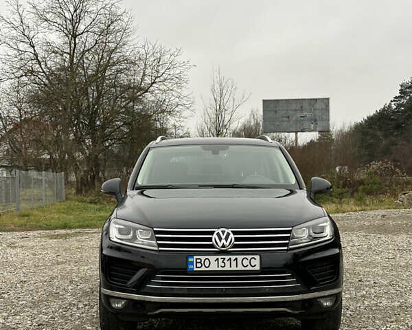 Черный Фольксваген Туарег, объемом двигателя 2.97 л и пробегом 165 тыс. км за 25200 $, фото 1 на Automoto.ua