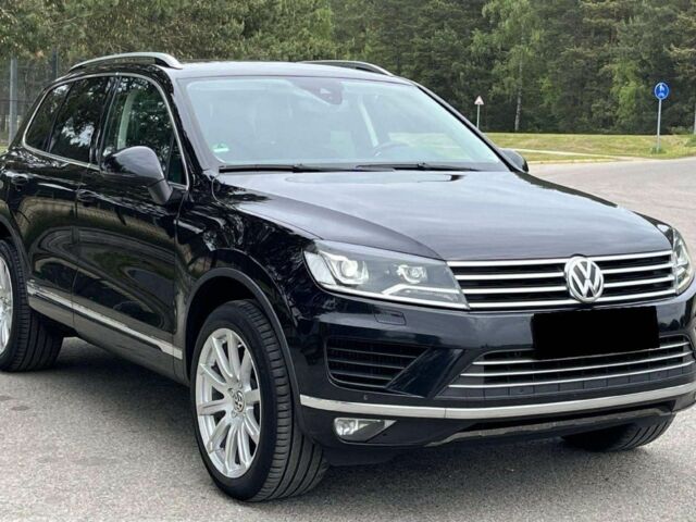 Черный Фольксваген Туарег, объемом двигателя 3 л и пробегом 134 тыс. км за 14300 $, фото 1 на Automoto.ua
