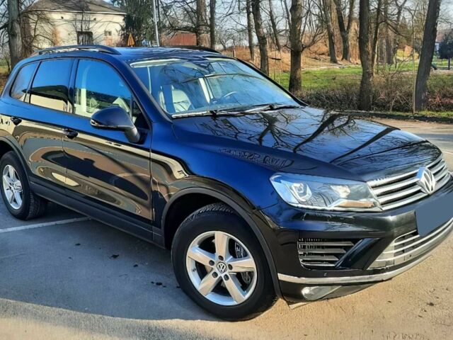 Черный Фольксваген Туарег, объемом двигателя 3 л и пробегом 76 тыс. км за 5600 $, фото 1 на Automoto.ua