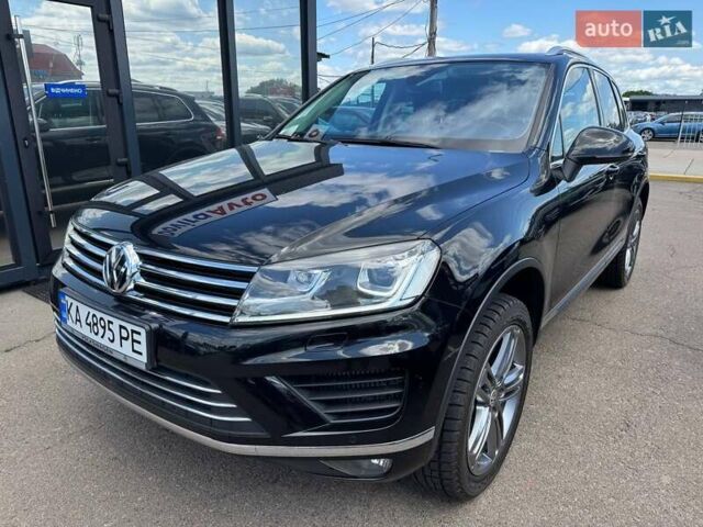 Черный Фольксваген Туарег, объемом двигателя 3 л и пробегом 114 тыс. км за 33000 $, фото 1 на Automoto.ua