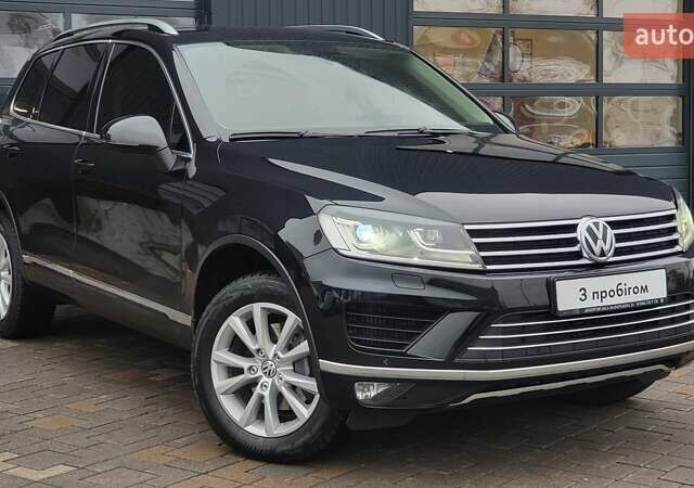 Черный Фольксваген Туарег, объемом двигателя 2.97 л и пробегом 205 тыс. км за 30500 $, фото 1 на Automoto.ua