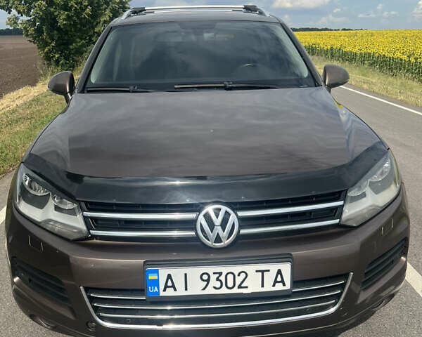 Коричневый Фольксваген Туарег, объемом двигателя 2.97 л и пробегом 284 тыс. км за 14300 $, фото 1 на Automoto.ua