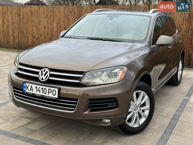 Коричневый Фольксваген Туарег, объемом двигателя 2.97 л и пробегом 221 тыс. км за 19900 $, фото 1 на Automoto.ua