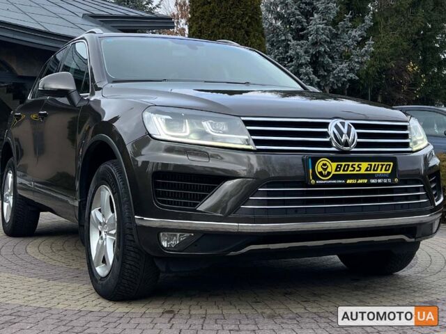 Коричневый Фольксваген Туарег, объемом двигателя 3 л и пробегом 128 тыс. км за 33800 $, фото 1 на Automoto.ua