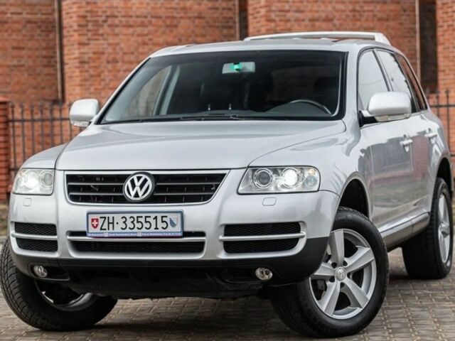 Серый Фольксваген Туарег, объемом двигателя 3 л и пробегом 252 тыс. км за 2650 $, фото 1 на Automoto.ua