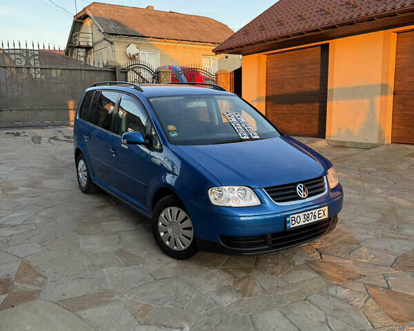 Синий Фольксваген Туран, объемом двигателя 1.6 л и пробегом 202 тыс. км за 4900 $, фото 1 на Automoto.ua