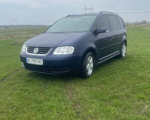 Синий Фольксваген Туран, объемом двигателя 1.9 л и пробегом 241 тыс. км за 5200 $, фото 1 на Automoto.ua