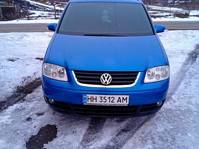 Синій Фольксваген Туран, об'ємом двигуна 2 л та пробігом 220 тис. км за 5800 $, фото 1 на Automoto.ua