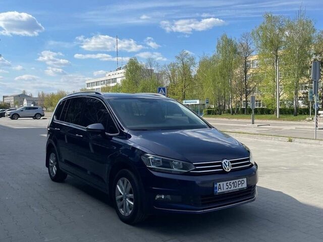 Синий Фольксваген Туран, объемом двигателя 2 л и пробегом 220 тыс. км за 17700 $, фото 1 на Automoto.ua