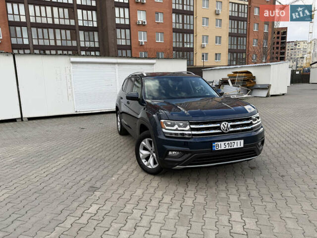 Синий Фольксваген Atlas, объемом двигателя 3.6 л и пробегом 70 тыс. км за 22900 $, фото 1 на Automoto.ua