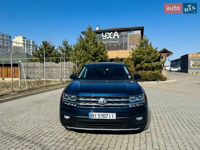 Синий Фольксваген Atlas, объемом двигателя 3.6 л и пробегом 65 тыс. км за 22800 $, фото 1 на Automoto.ua