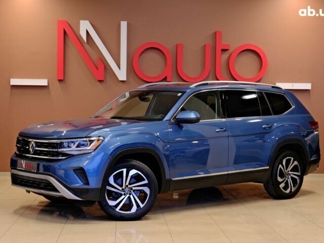 Синий Фольксваген Atlas, объемом двигателя 3.6 л и пробегом 132 тыс. км за 27900 $, фото 1 на Automoto.ua