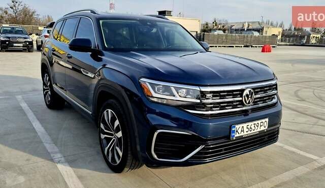 Синий Фольксваген Atlas, объемом двигателя 3.6 л и пробегом 88 тыс. км за 36000 $, фото 1 на Automoto.ua