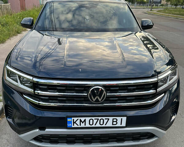 Синий Фольксваген Atlas Cross Sport, объемом двигателя 3.6 л и пробегом 100 тыс. км за 25000 $, фото 1 на Automoto.ua