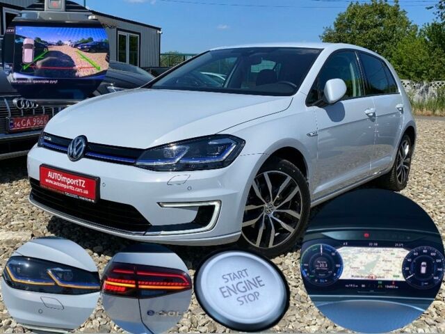 Белый Фольксваген e-Golf, объемом двигателя 0 л и пробегом 104 тыс. км за 14900 $, фото 1 на Automoto.ua