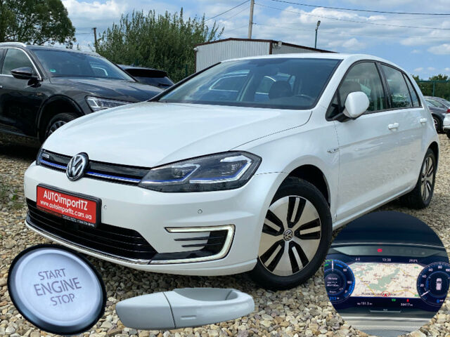 Білий Фольксваген e-Golf, об'ємом двигуна 0 л та пробігом 56 тис. км за 15200 $, фото 1 на Automoto.ua