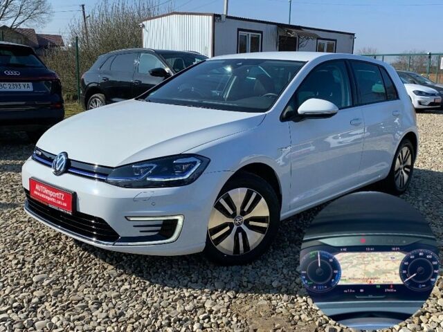 Белый Фольксваген e-Golf, объемом двигателя 0 л и пробегом 27 тыс. км за 17900 $, фото 1 на Automoto.ua