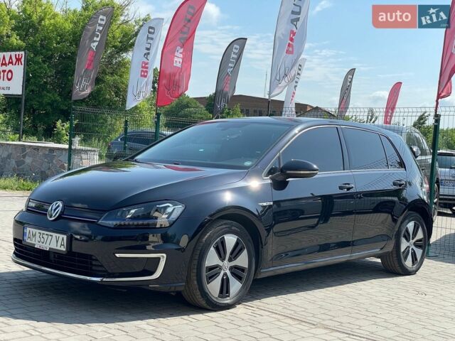 Чорний Фольксваген e-Golf, об'ємом двигуна 0 л та пробігом 131 тис. км за 9255 $, фото 1 на Automoto.ua