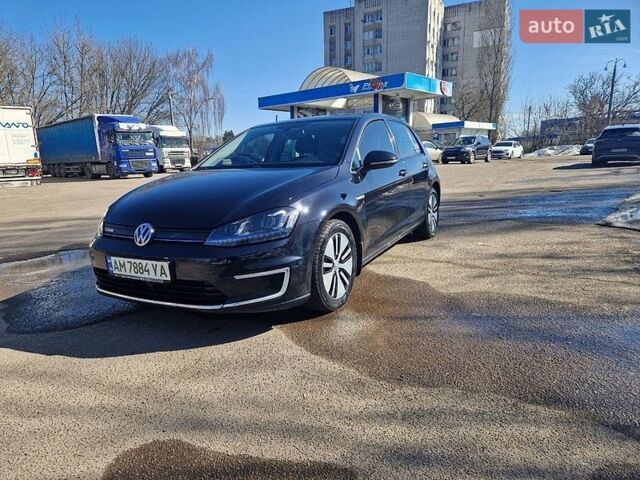Черный Фольксваген e-Golf, объемом двигателя 0 л и пробегом 115 тыс. км за 9600 $, фото 1 на Automoto.ua