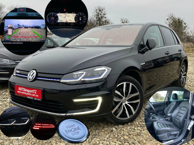Черный Фольксваген e-Golf, объемом двигателя 0 л и пробегом 80 тыс. км за 16700 $, фото 1 на Automoto.ua