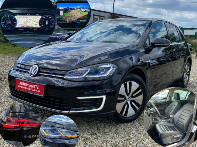Черный Фольксваген e-Golf, объемом двигателя 0 л и пробегом 110 тыс. км за 15200 $, фото 1 на Automoto.ua