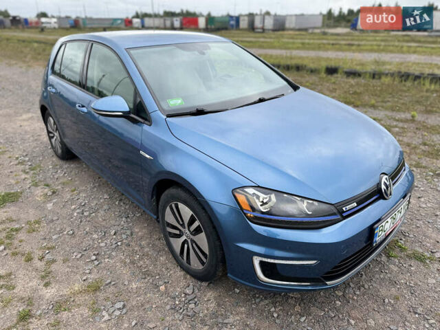 Синий Фольксваген e-Golf, объемом двигателя 0 л и пробегом 73 тыс. км за 8300 $, фото 1 на Automoto.ua