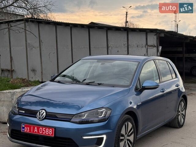 Синій Фольксваген e-Golf, об'ємом двигуна 0 л та пробігом 92 тис. км за 8600 $, фото 1 на Automoto.ua