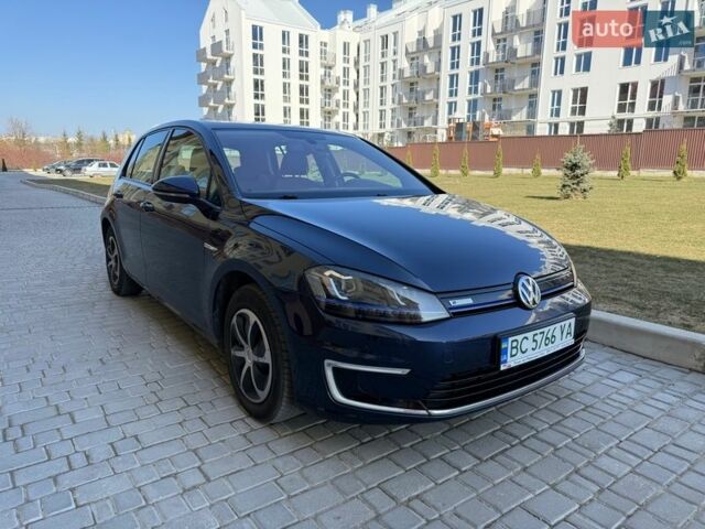 Синий Фольксваген e-Golf, объемом двигателя 0 л и пробегом 115 тыс. км за 8350 $, фото 1 на Automoto.ua