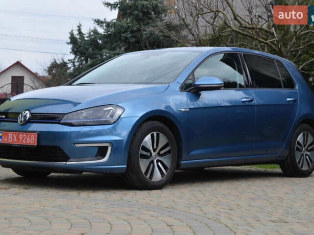 Синий Фольксваген e-Golf, объемом двигателя 0 л и пробегом 90 тыс. км за 10500 $, фото 1 на Automoto.ua