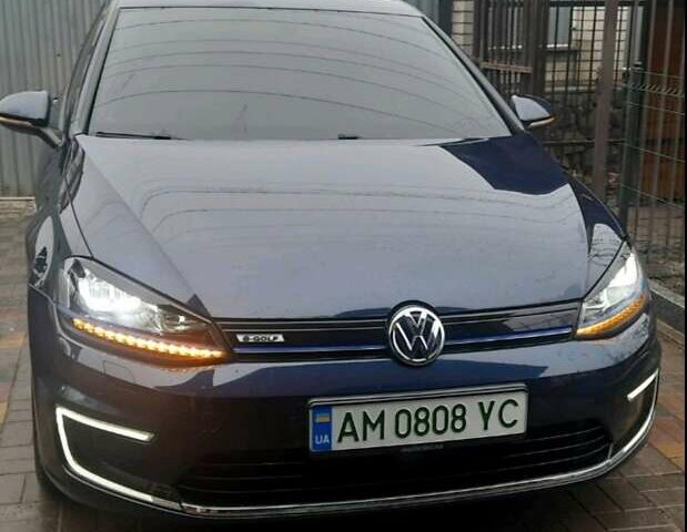 Синий Фольксваген e-Golf, объемом двигателя 0 л и пробегом 115 тыс. км за 10500 $, фото 1 на Automoto.ua