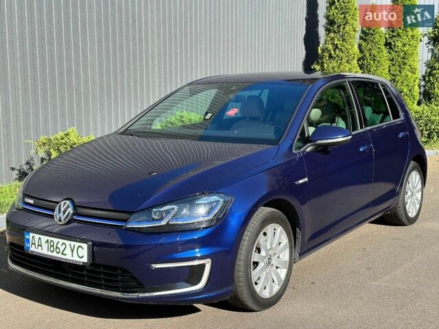 Синій Фольксваген e-Golf, об'ємом двигуна 0 л та пробігом 124 тис. км за 14999 $, фото 1 на Automoto.ua