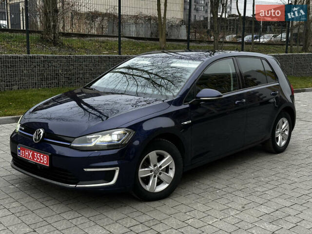 Синий Фольксваген e-Golf, объемом двигателя 0 л и пробегом 138 тыс. км за 12900 $, фото 1 на Automoto.ua