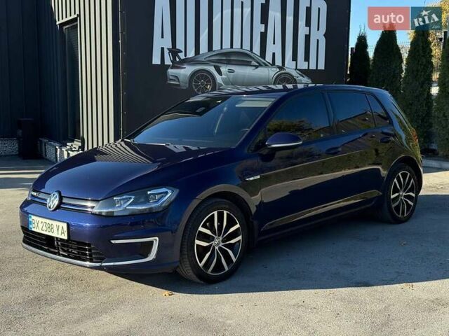 Синий Фольксваген e-Golf, объемом двигателя 0 л и пробегом 134 тыс. км за 13500 $, фото 1 на Automoto.ua