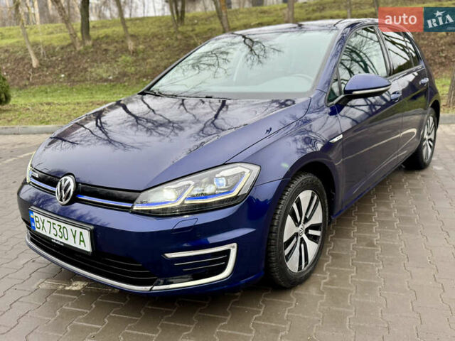 Синий Фольксваген e-Golf, объемом двигателя 0 л и пробегом 83 тыс. км за 13900 $, фото 1 на Automoto.ua