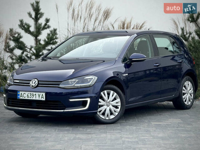Синій Фольксваген e-Golf, об'ємом двигуна 0 л та пробігом 127 тис. км за 12950 $, фото 1 на Automoto.ua