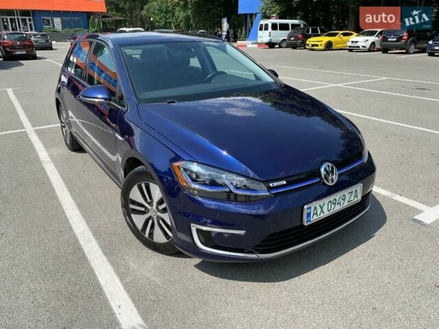 Синий Фольксваген e-Golf, объемом двигателя 0 л и пробегом 50 тыс. км за 14500 $, фото 1 на Automoto.ua