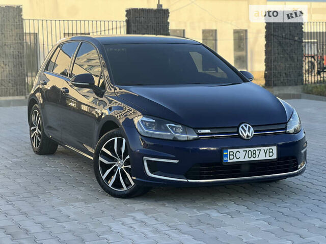 Синий Фольксваген e-Golf, объемом двигателя 0 л и пробегом 74 тыс. км за 14300 $, фото 1 на Automoto.ua