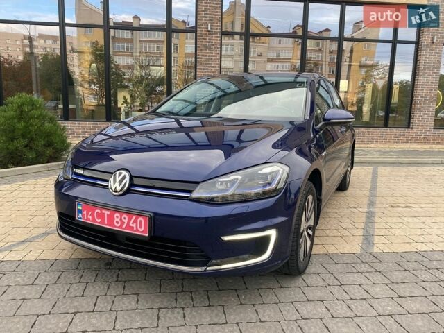 Синий Фольксваген e-Golf, объемом двигателя 0 л и пробегом 163 тыс. км за 11899 $, фото 1 на Automoto.ua
