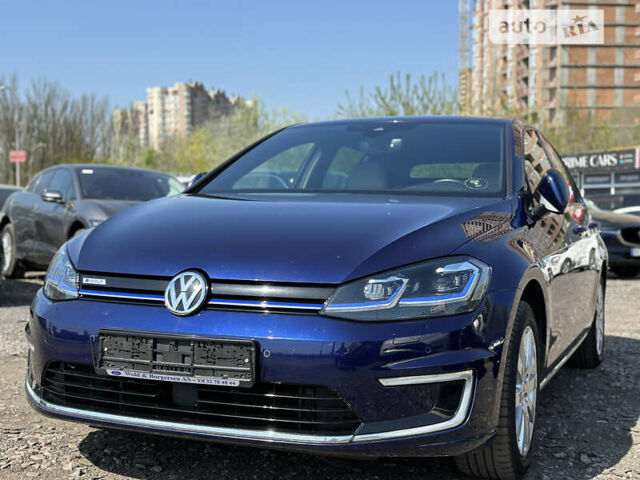 Синий Фольксваген e-Golf, объемом двигателя 0 л и пробегом 116 тыс. км за 17500 $, фото 1 на Automoto.ua