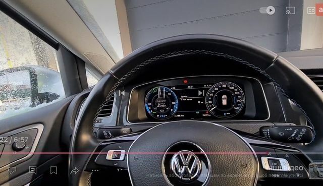 Синий Фольксваген e-Golf, объемом двигателя 0 л и пробегом 196 тыс. км за 12500 $, фото 1 на Automoto.ua