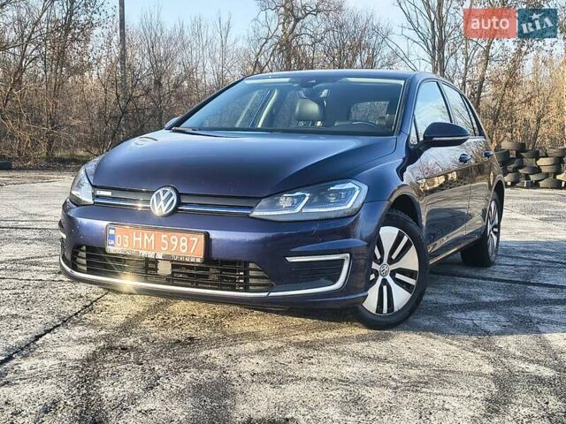 Синий Фольксваген e-Golf, объемом двигателя 0 л и пробегом 105 тыс. км за 13200 $, фото 1 на Automoto.ua