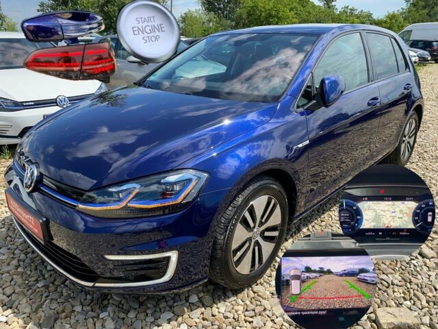 Синий Фольксваген e-Golf, объемом двигателя 0 л и пробегом 54 тыс. км за 16900 $, фото 1 на Automoto.ua