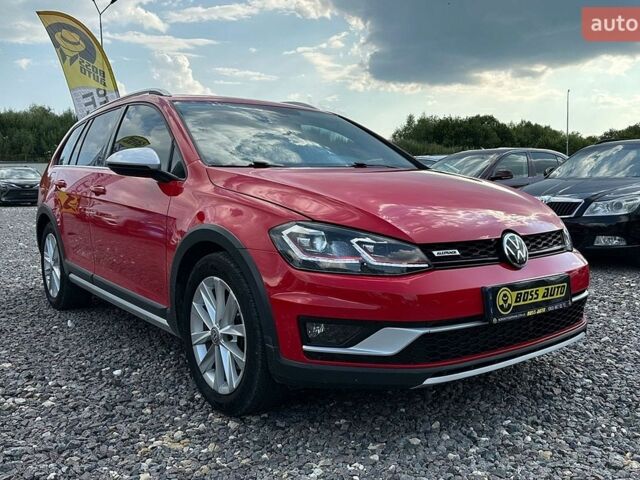 Красный Фольксваген Golf Alltrack, объемом двигателя 1.8 л и пробегом 75 тыс. км за 14999 $, фото 1 на Automoto.ua
