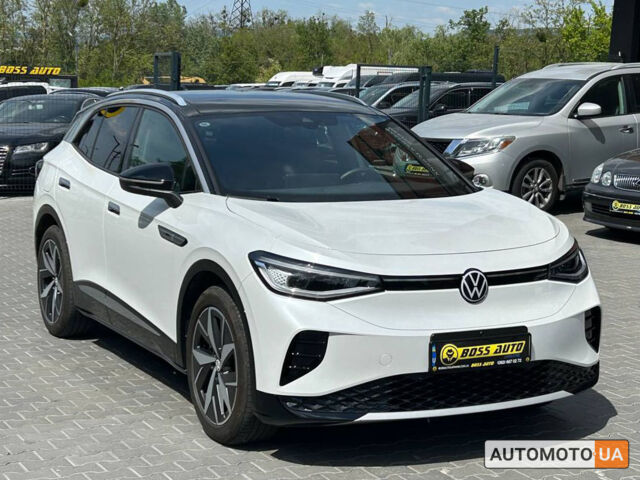 Белый Фольксваген ID.4, объемом двигателя 84 л и пробегом 4 тыс. км за 28800 $, фото 1 на Automoto.ua