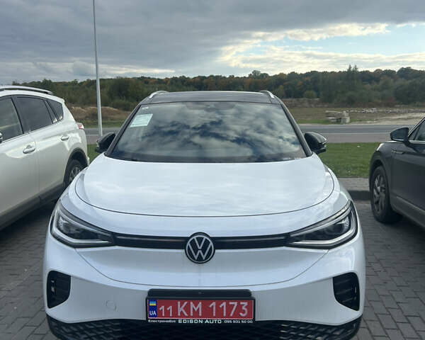 Белый Фольксваген ID.4, объемом двигателя 0 л и пробегом 1 тыс. км за 28400 $, фото 1 на Automoto.ua